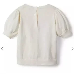 Janie and Jack Disney Snow White Puff Sleeve Sweater ( size 8 )